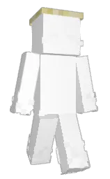white and alabaster Minecraft skin — Classic model