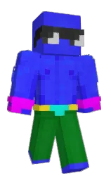 qf1b's Minecraft skin wearing the MCC 15th Year cape