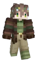 english walnut and hillary Minecraft skin — Classic model — first worn by toad_stones
