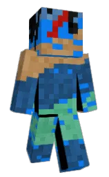 azure radiance and st tropaz Minecraft skin — Classic model — first worn by CloseSpectre__YT