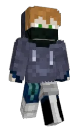 FredNotHere's Minecraft skin wearing the Yearn cape