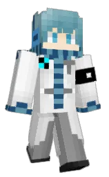 mercury and seashell Minecraft skin — Classic model — first worn by Inshin_Sigrdrifa