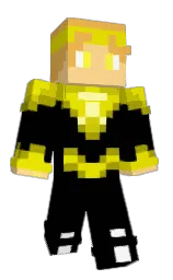 CheesBurger075's Minecraft skin wearing the Aurora cape