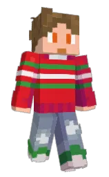 voidshok's Minecraft skin wearing the Purple Heart cape