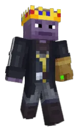 charade and steel gray Minecraft skin — Classic model