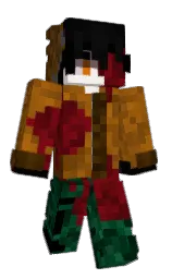 mahogany and dark burgundy Minecraft skin — Classic model — first worn by CyanDragon38414