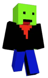 black and green yellow Minecraft skin — Classic model — first worn by luskaluck