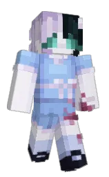 endiboo's Minecraft skin wearing the Aurora cape