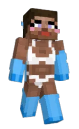 picton blue and malibu Minecraft skin — Slim model — first worn by AIAstro