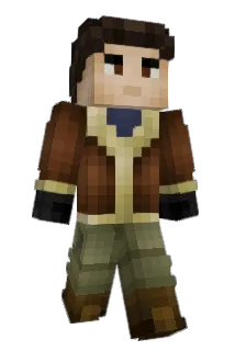 8BitGeralt Minecraft avatar full body