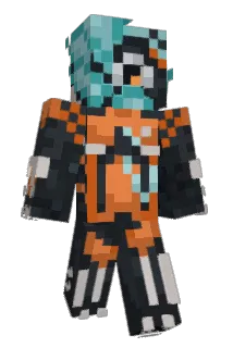 8Cyborg Minecraft avatar full body