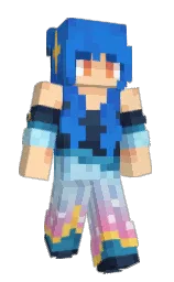 caramel and mariner Minecraft skin — Slim model — first worn by TheFox580
