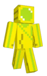 TheYellowNinja13's Minecraft skin wearing the Migrator cape