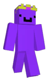 electric violet and pear Minecraft skin — Classic model