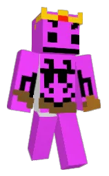 heliotrope and white Minecraft skin — Slim model — first worn by goofyykev