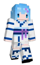 peach schnapps and concrete Minecraft skin — Slim model — first worn by YaYaOwO