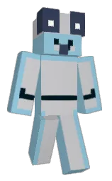 black and french gray Minecraft skin — Classic model — first worn by gammavision