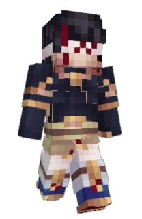 Front of Minomaki's skin
