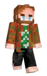 DiggyAzalea's Minecraft skin wearing the Pan cape