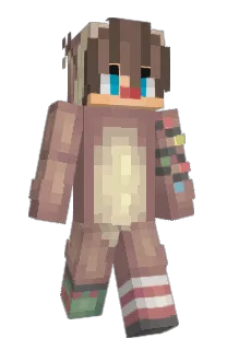 Front of Zagta's skin