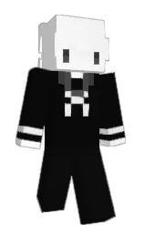 saftigereli's Minecraft skin wearing the Purple Heart cape