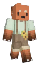 raw sienna and willow brook Minecraft skin — Classic model — first worn by Kimppadi