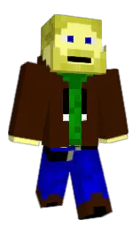 madblocker's Minecraft skin wearing the Migrator cape