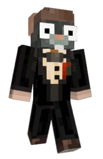 Front of Faister's skin
