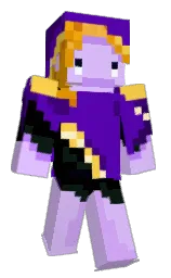 mauve and black Minecraft skin — Classic model — first worn by Meliodas1761