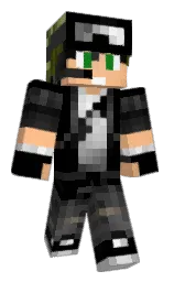 black and mine shaft Minecraft skin — Classic model — first worn by ddbpz
