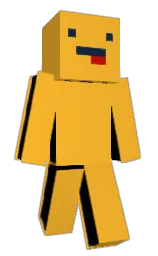 saffron and harlequin Minecraft skin — Classic model