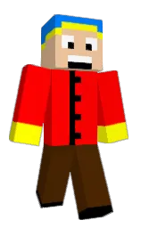 red and indian tan Minecraft skin — Classic model