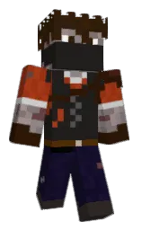 SnakevenomIsMe's Minecraft skin wearing the Mojang Office cape