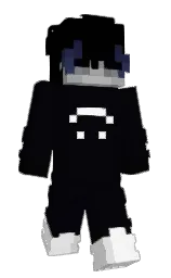 MR_UNK's Minecraft skin wearing the Purple Heart cape
