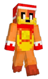 neon carrot and pumpkin Minecraft skin — Slim model — first worn by Dogday800