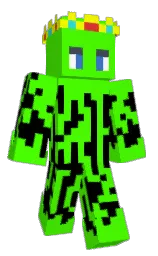 harlequin and black Minecraft skin — Classic model — first worn by _Frankolb_