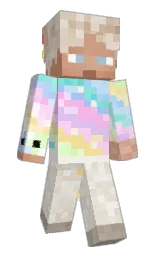 ecru white and antique brass Minecraft skin — Slim model — first worn by Sprsl_787
