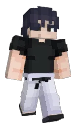 white lilac and shark Minecraft skin — Classic model