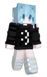 cod gray and shark Minecraft skin — Slim model — first worn by ViCodeName