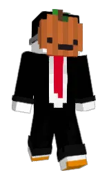 black and white Minecraft skin — Slim model — first worn by Superto