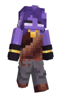Front of Klaplyn's skin