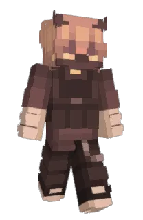 Front of Klutzee's skin