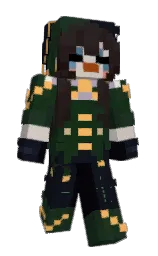 vulcan and green kelp Minecraft skin — Slim model — first worn by JopieBei