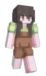 carousel pink and sandal Minecraft skin — Slim model — first worn by BABABELL