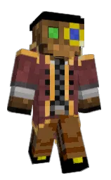 Tinkerman's Minecraft skin wearing the Migrator cape