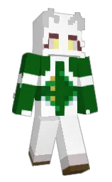 white and san felix Minecraft skin — Slim model — first worn by Radscity