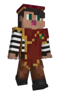 Front of _Komori_'s skin