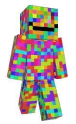 black and malachite Minecraft skin — Classic model — first worn by CTZ99