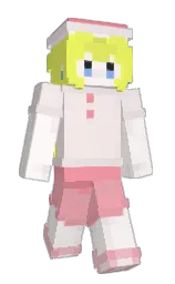 rose white and fantasy Minecraft skin — Slim model