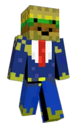 astronaut and tory blue Minecraft skin — Classic model